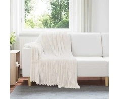 Mesti antklodės 6 pcs Kreminė 150 x 130 cm Flysas