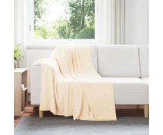 Mesti antklodės 6 pcs Kreminė 170 x 130 cm Flysas