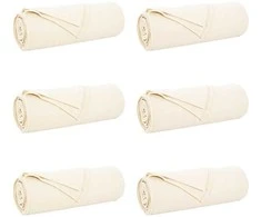 Mesti antklodės 6 pcs Kreminė 210 x 140 cm Flysas