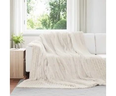 Mesti antklodės 6 pcs Kreminė 270 x 240 cm Flysas