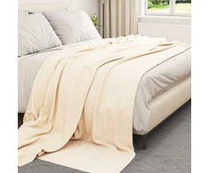 Mesti antklodės 6 pcs Kreminė 270 x 240 cm Flysas