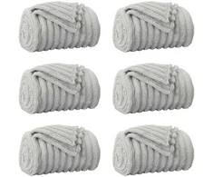 Mesti antklodės 6 pcs Pilka 200 x 150 cm Flysas