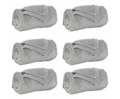 Mesti antklodės 6 pcs Pilka 220 x 240 cm Flysas