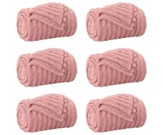 Mesti antklodės 6 pcs Rožinė 240 x 220 cm Flysas