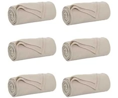 Mesti antklodės 6 pcs Smėlio 200 x 150 cm Flysas