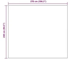 Mesti antklodės 6 vnt. Smėlio 240 x 270 cm 9.93 kg Flysas
