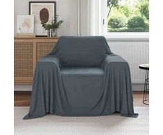 Mesti antklodės 6 pcs Tamsiai pilka 210 x 140 cm Flysas