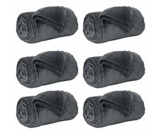 Mesti antklodės 6 pcs Tamsiai pilka 240 x 270 cm Flysas