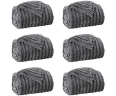 Mesti antklodės 6 pcs Tamsiai pilka 270 x 240 cm Flysas