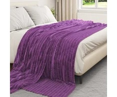 Mesti antklodės 6 pcs Violetinė 270 x 240 cm Flysas