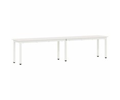 suoliukas Balta 200 x 35 x 45 cm Kietos pušies mediena