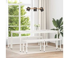 suoliukas Balta 160 x 35 x 45 cm Kietos pušies mediena
