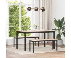 suoliukas Natūrali 110 x 35 x 45 cm Kietos pušies mediena