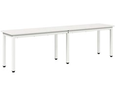 suoliukas Balta 160 x 35 x 45 cm Kietos pušies mediena