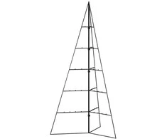 Metalinė Kalėdų eglutė, juodos spalvos, 100 cm