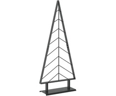Metalinė Kalėdų eglutė su stovu KUOPIO 125 cm Plienas Juoda