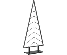 Metalinė Kalėdų eglutė su stovu KUOPIO 150 cm Plienas Juoda