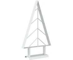 Metalinė Kalėdų eglutė su stovu KUOPIO 60 cm Plienas Balta