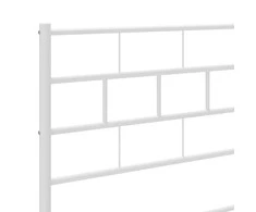 Metalinis galvūgalis, baltos spalvos, 75cm