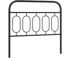 Metalinis pakaitinis galvūgalis, juodos spalvos, 100cm