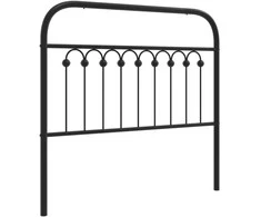 Metalinis galvūgalis, juodos spalvos, 100cm