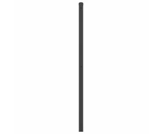 Metalinis galvūgalis, juodos spalvos, 107cm