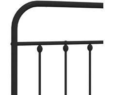 Metalinis pakaitinis galvūgalis, juodos spalvos, 140cm