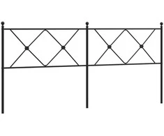 Metalinis galvūgalis, juodos spalvos, 180cm