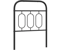 Metalinis pakaitinis galvūgalis, juodos spalvos, 75cm