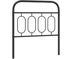 Metalinis pakaitinis galvūgalis, juodos spalvos, 90cm