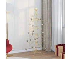 Metalinis Kalėdų medis Auksinė 150 cm Miltelinis plienas