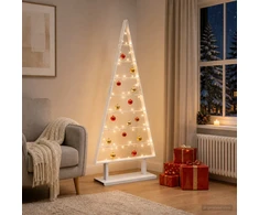 Metalinis Kalėdų medis KUOPIO 125 cm Plienas Balta