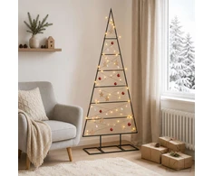 Metalinis Kalėdų medis KUOPIO 125 cm Šilta balta