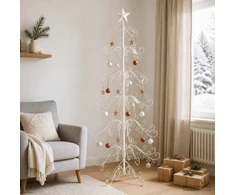 Metalinis Kalėdų medis KUOPIO 180 cm Plienas Balta