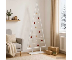 Metalinis Kalėdų medis KUOPIO 210 cm Plienas Balta