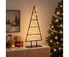 Metalinis Kalėdų medis KUOPIO 60 cm Šilta balta
