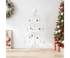 Metalinis Kalėdų medis KUOPIO 90 cm Plienas Balta
