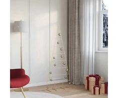 Metalinis Kalėdų medis s stovu Auksinė 150 cm