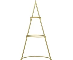 Metalinis Kalėdų medis s stovu Auksinė 148 cm