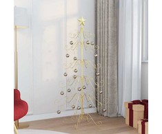 Metalinis Kalėdų medis Auksinė 150 cm Miltelinis plienas