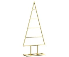 Metalinis Kalėdų medis s stovu Auksinė 60 cm