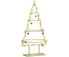 Metalinis Kalėdų medis s stovu Auksinė 60 cm