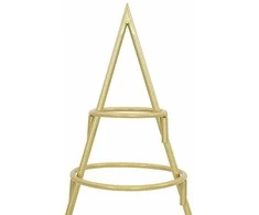 Metalinis Kalėdų medis s stovu Auksinė 90 cm