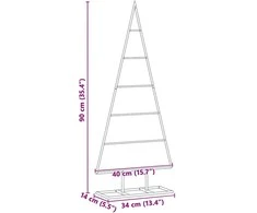 Metalinis Kalėdų medis Auksinė 90 cm