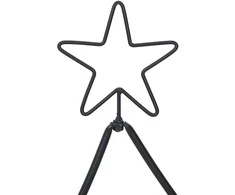 Metalinis Kalėdų medis s stovu Juoda 150 cm Plienas