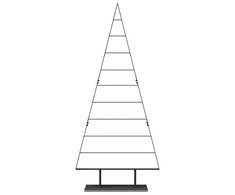 Metalinis Kalėdų medis s stovu Juoda 210 cm Plienas