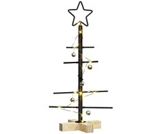 Metalinis Kalėdų medis s stovu Juoda 59,5 cm