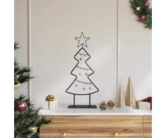 Metalinis Kalėdų medis s stovu Juoda 60 cm Plienas