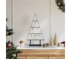 Metalinis Kalėdų medis s stovu Juoda 60 cm Plienas