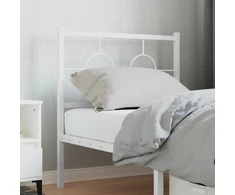 Metalinis keičiamas galvūgalis, baltos spalvos, 75 cm